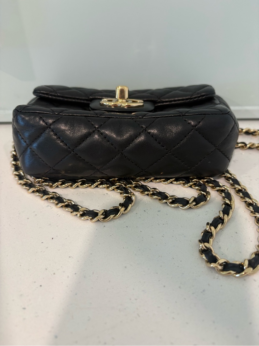 Chanel Extra Mini Classic Flap Black Lambskin Gold Hardware - Picture 3 of 16